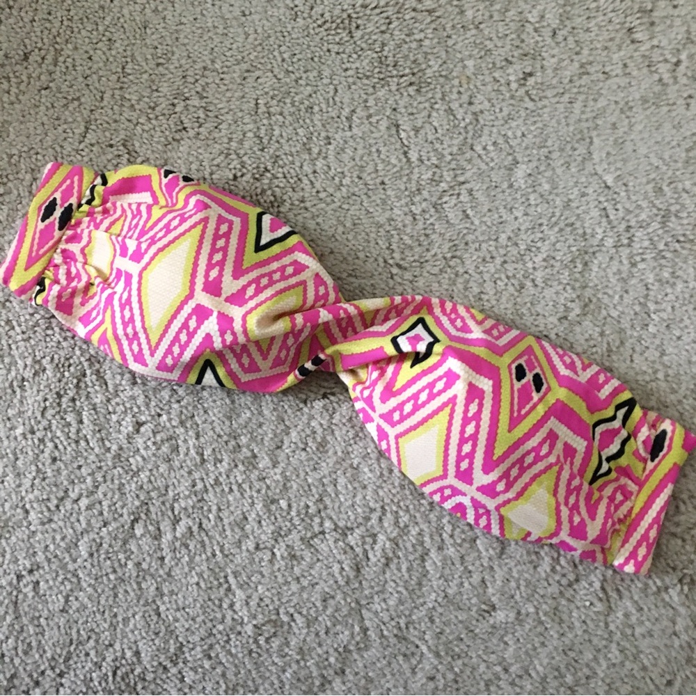 L*space Aztec Twist Bandeau Bikini Top